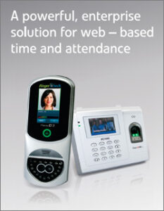 Poster of Fingercheck time clock - A powerful, enterprise solution for web-based time and attendance.