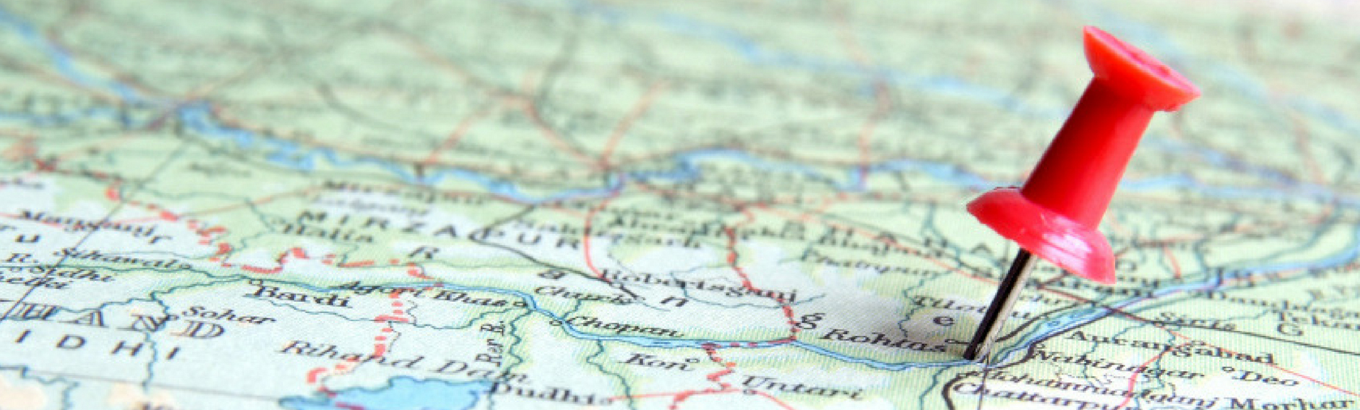 point on the map