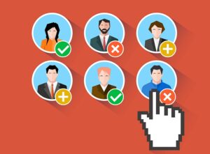 Mouse cursor hovers over the supervisor selected to receive PTO notifications out of the entire management team.