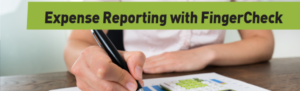 Manager tabulating expenses with Fingercheck's new expense reporting tool.