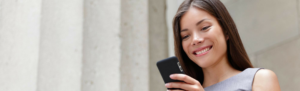 Employee using Fingercheck self-service to manage personal information, settings, and preferences.