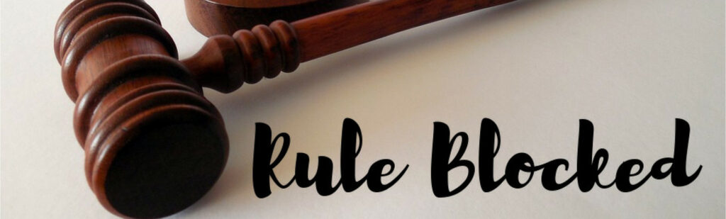 blocked rules