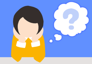 Illustrated woman thinking with elbows propped on table and face on hands wondering what happens when an employer doesn't track their employees' time.