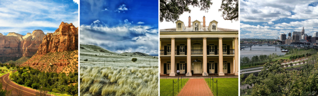 landscape views of states