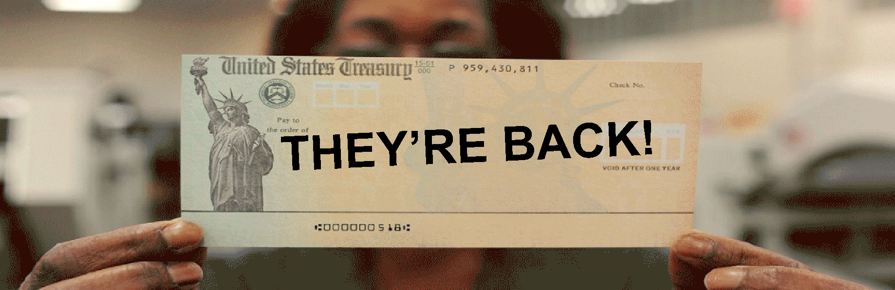 stimulus check is back