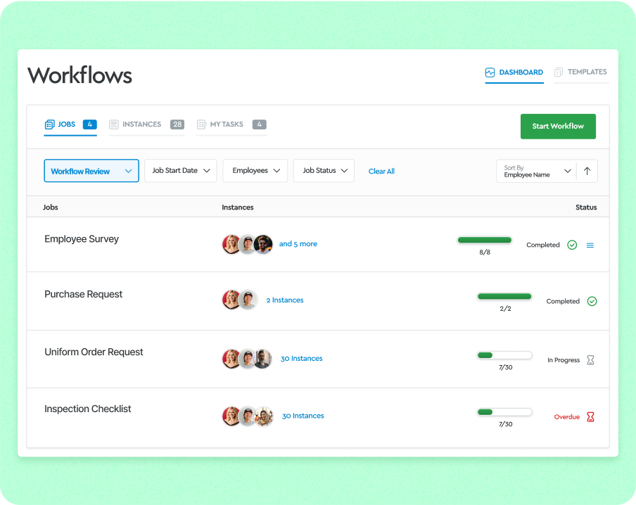 Build automated processes that mirror exactly what your business needs