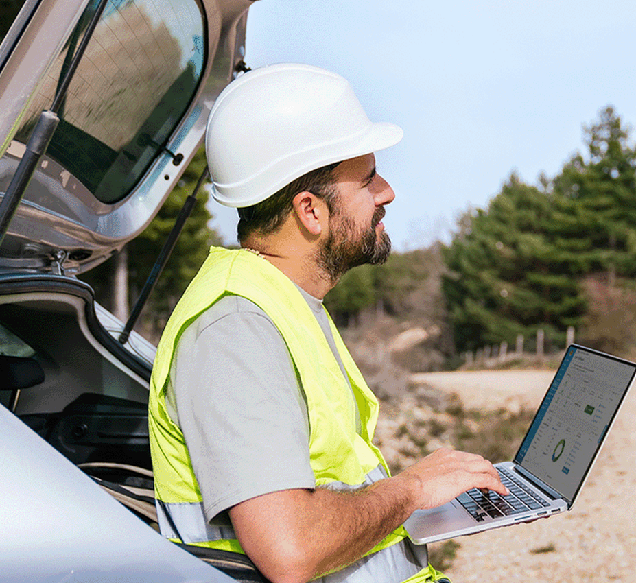 Stay connected with your team across job sites