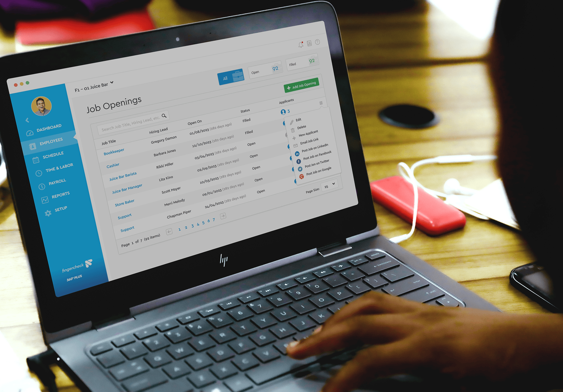 More hires. Less hassle. Faster results.