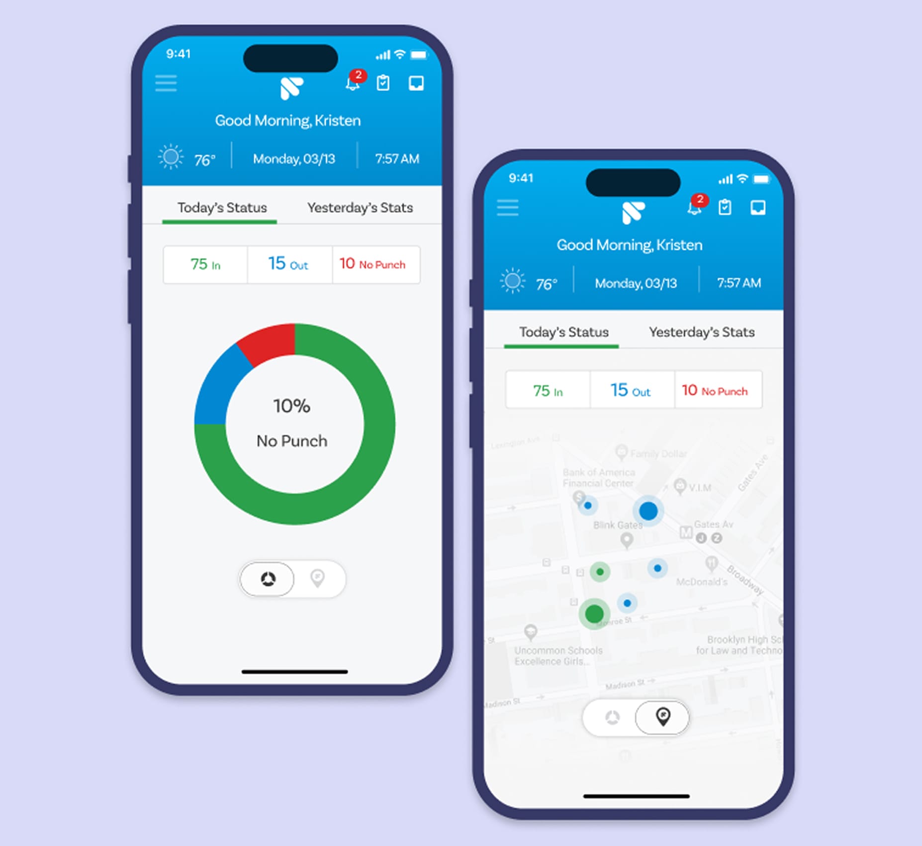 Accurate time tracking, scheduling and labor cost control