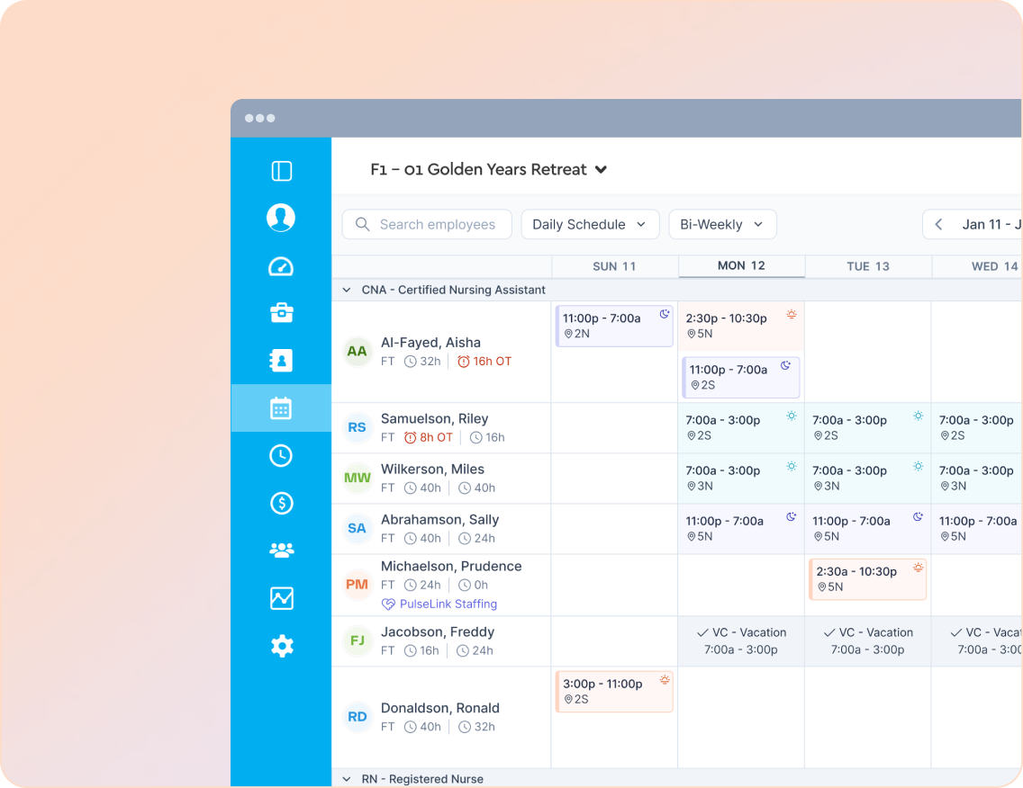 Healthcare Scheduling